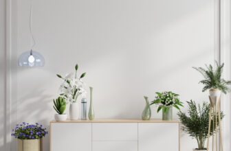 Green decor table